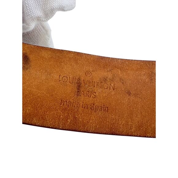 Louis Vuitton Suntulle Carre White Monogram Multicolor Murakami Belt Sz 32 (80) - Picture 3 of 13